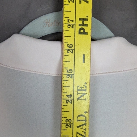 Studio Works NWT size 1X light pink blouse with rhinestones - Picture 12 of 13